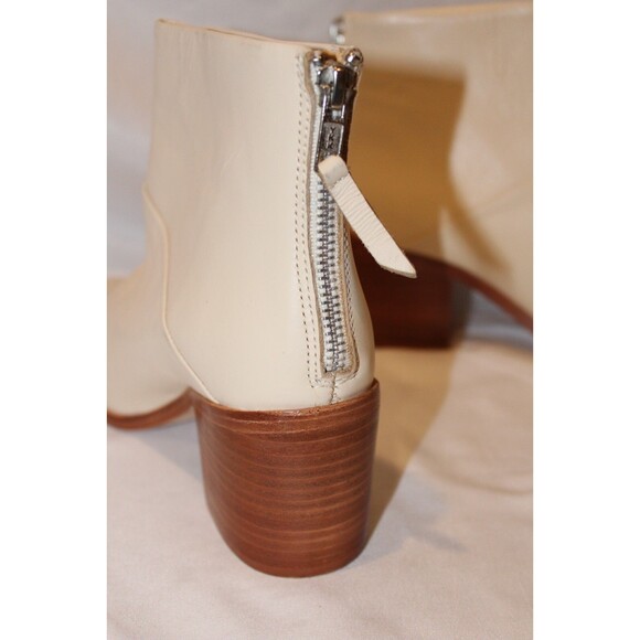 Nisolo Women's Dari Leather‎ Zip Up Commuter Boots Bone Size 8 NWOB $250 - Picture 3 of 6